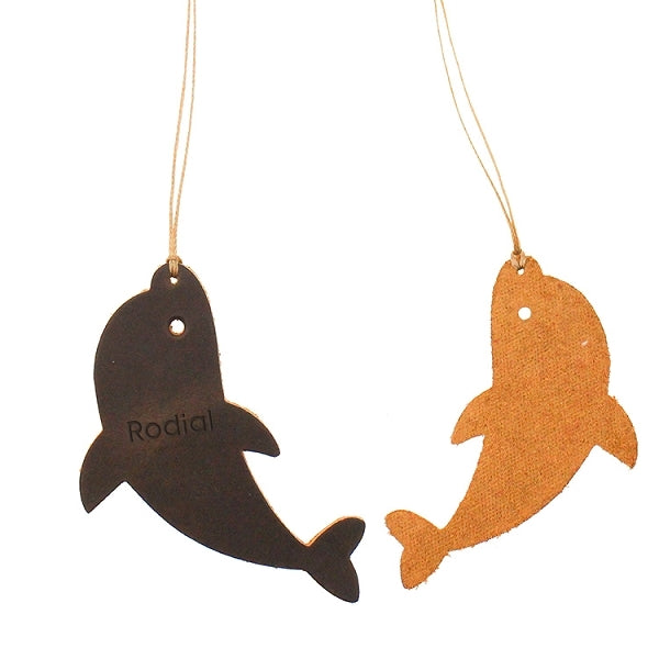 海豚造型皮質書簽