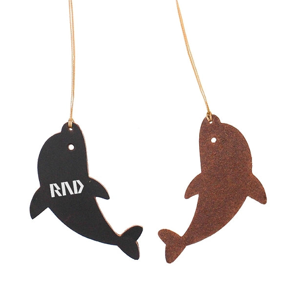 海豚造型皮質書簽