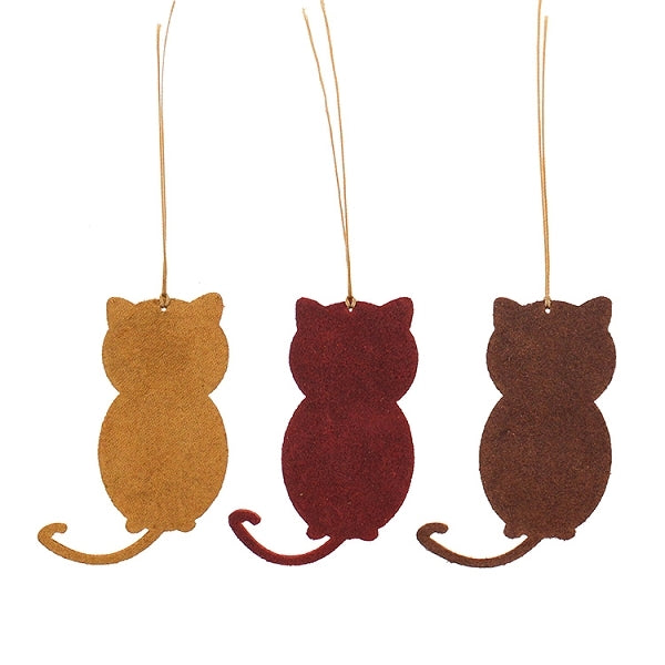 貓咪造型皮質書簽