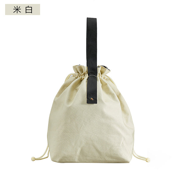帆布束口保溫保冷提袋