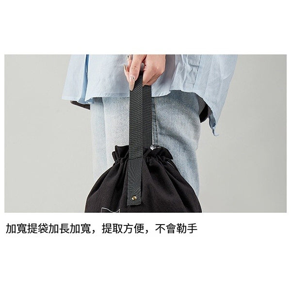 帆布束口保溫保冷提袋