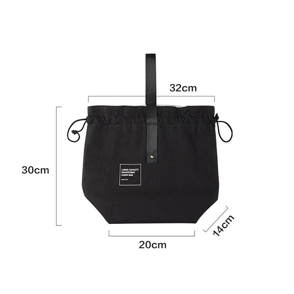 帆布束口保溫保冷提袋