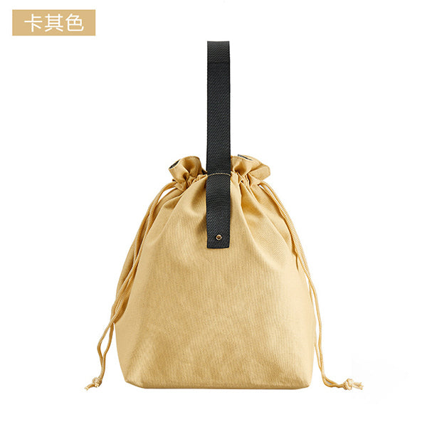 帆布束口保溫保冷提袋
