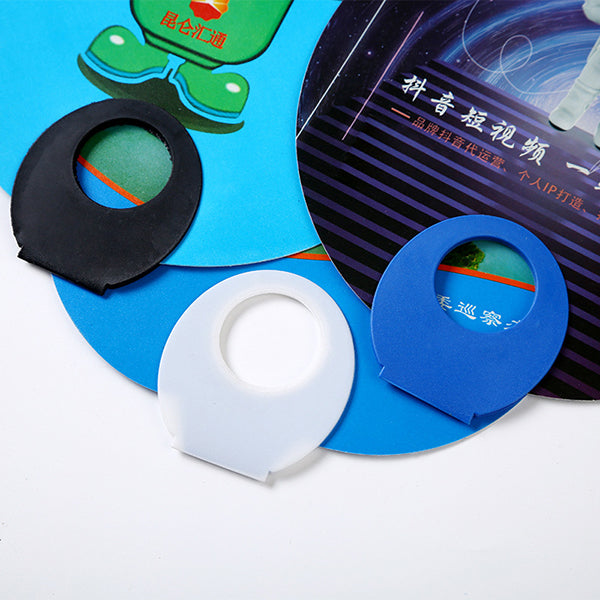 O型柄扇PP塑料廣告扇