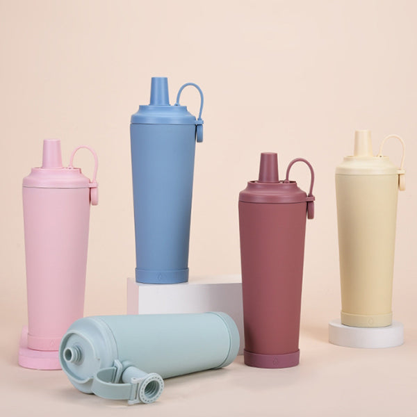 830ml陶瓷塗層內膽不鏽鋼吸管杯