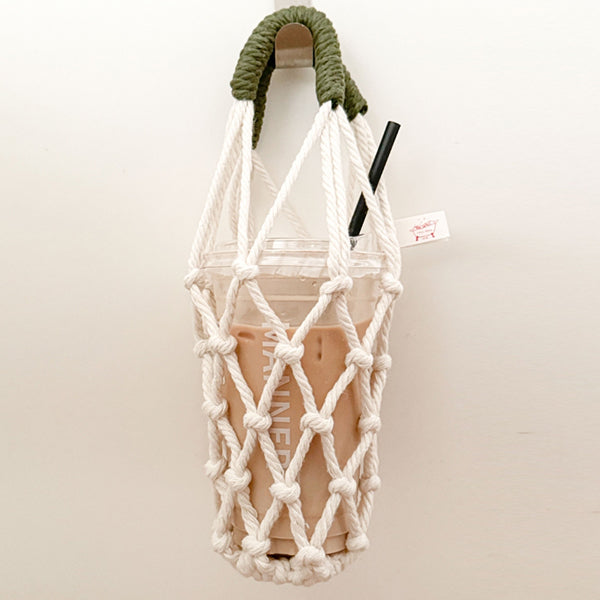 手工編織飲料提袋