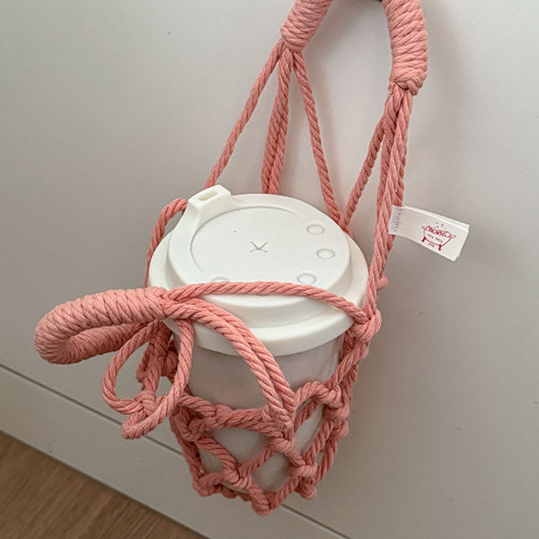 手工編織飲料提袋