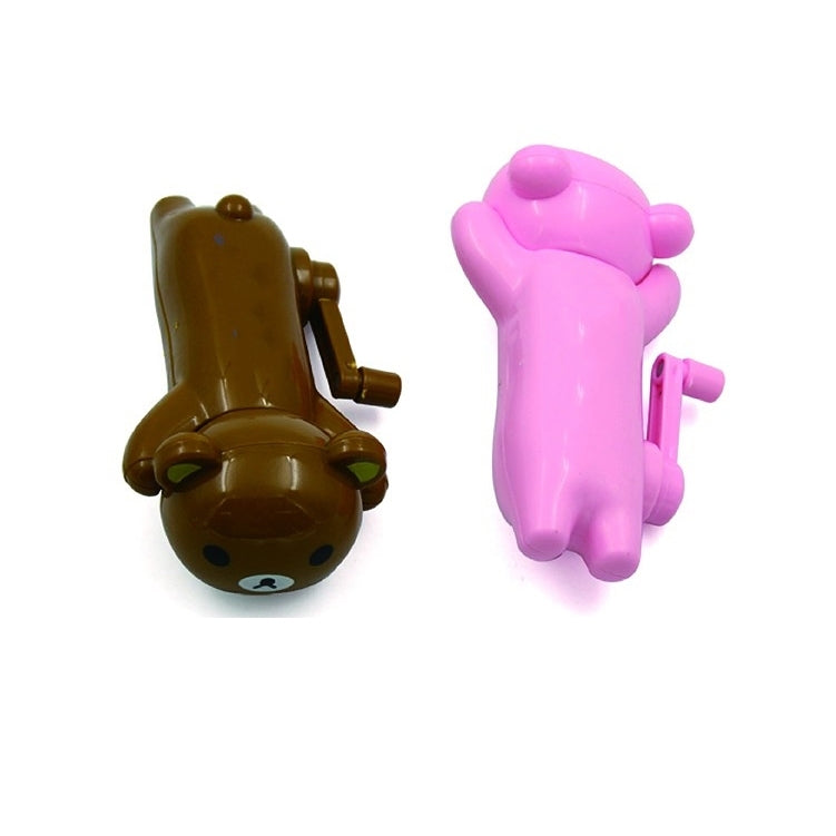 卡通手動手搖迷你小風扇