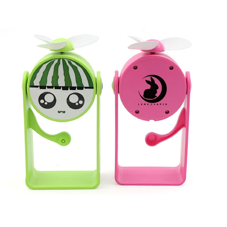 水果娃娃USB靜音充電風扇