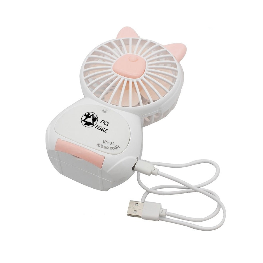 貓造型手機支架夜燈風扇