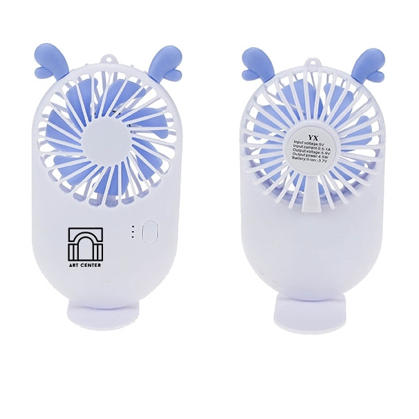 口袋薄型手機支架小風扇