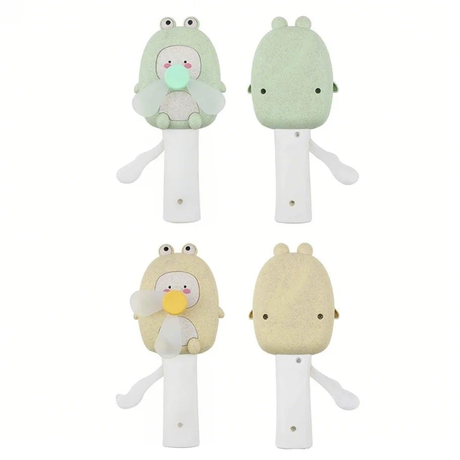 卡通造型手壓小風扇