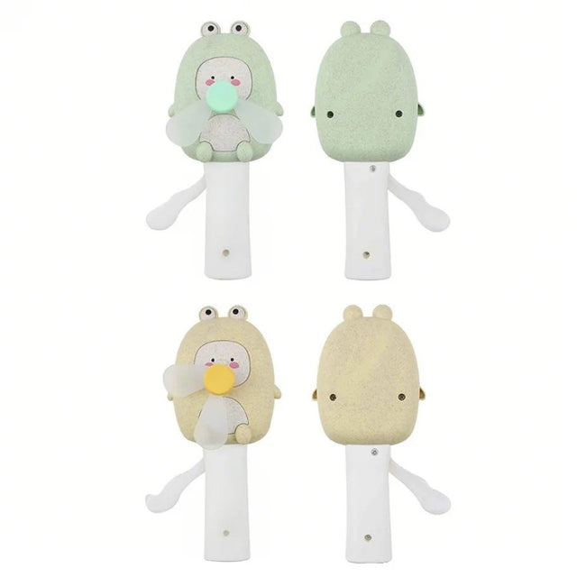 卡通造型手壓小風扇