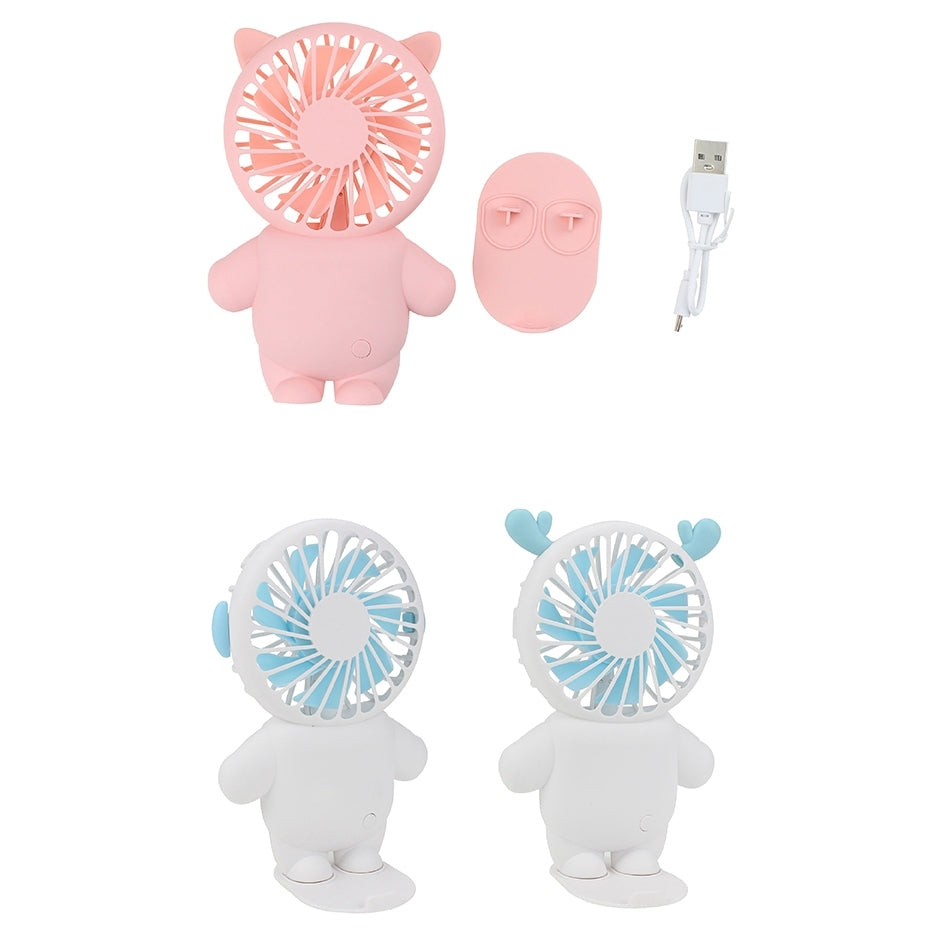 USB迷你手機支架小風扇