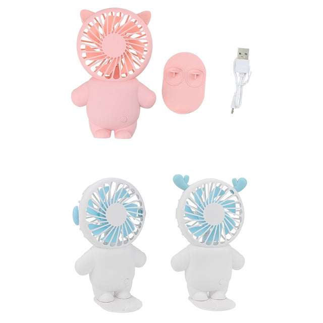 USB迷你手機支架小風扇