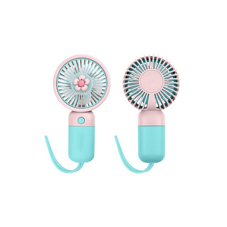 小花造型拼色USB風扇