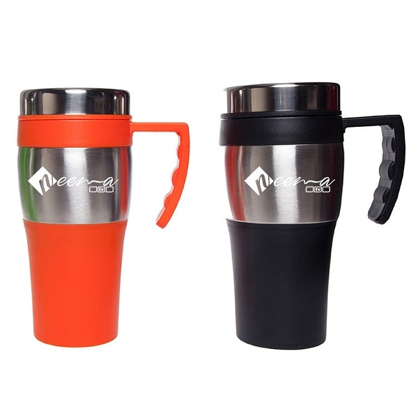 400ml手把不鏽鋼車用保溫杯