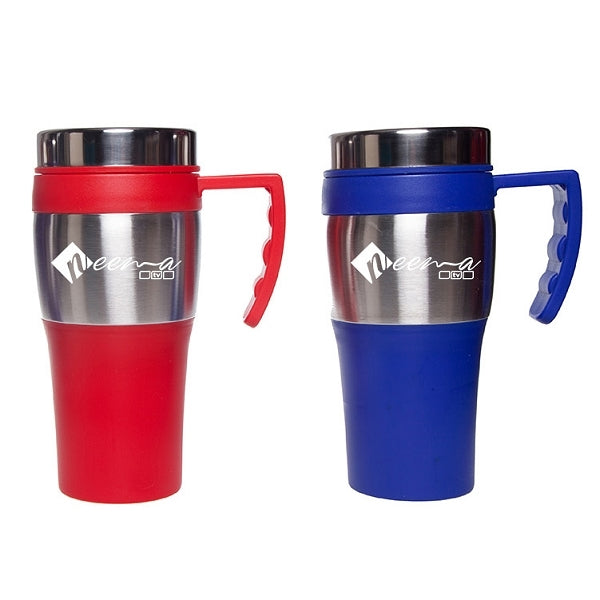 400ml手把不鏽鋼車用保溫杯