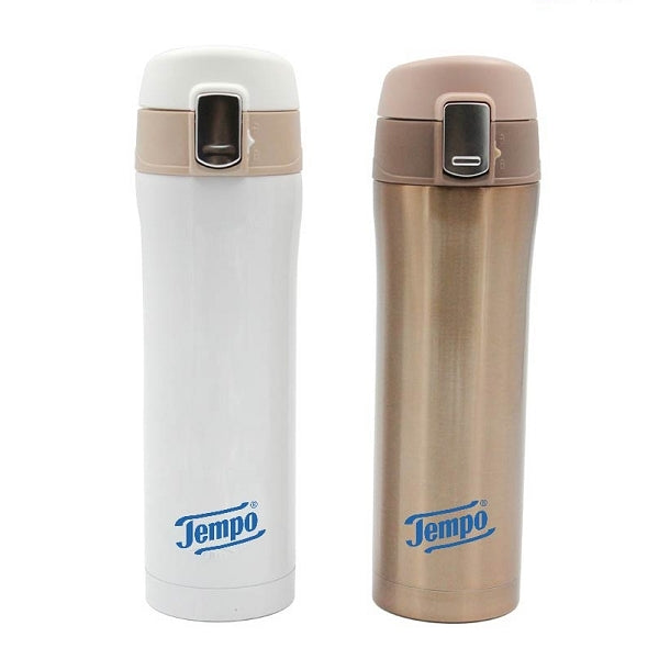 雙層真空不鏽鋼彈蓋保溫杯