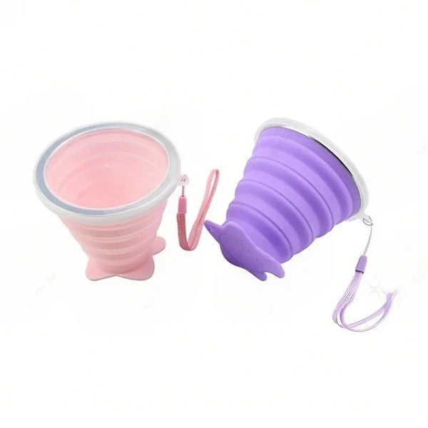 隨身摺疊矽膠水杯