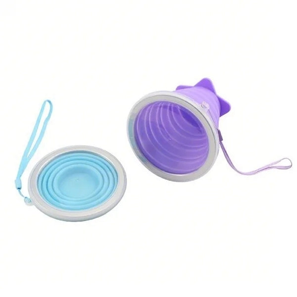 隨身摺疊矽膠水杯