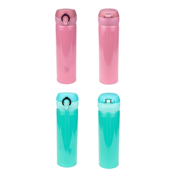 500ml按壓彈蓋便攜保溫杯