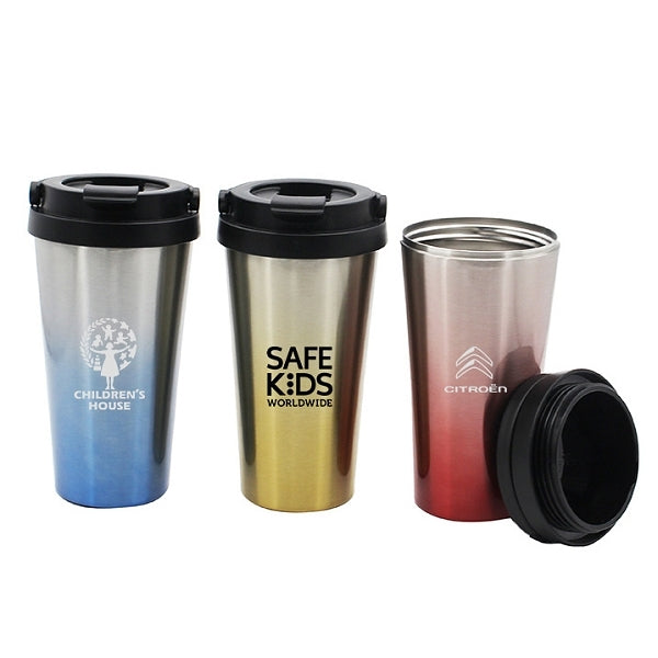 手提漸變色車用保溫杯