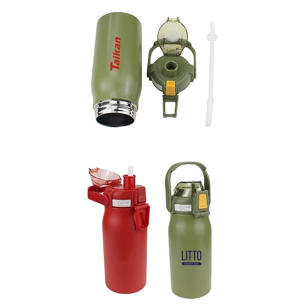 900ml大容量手提保溫水壺