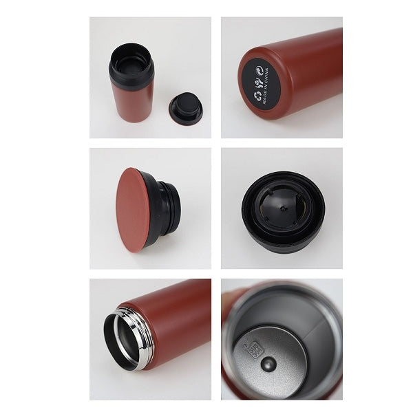 350ml不銹鋼平蓋保溫杯