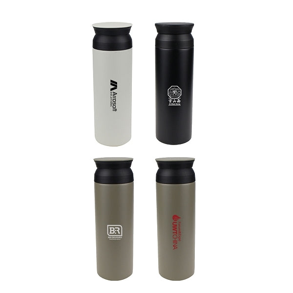 500ml不鏽鋼平蓋保溫杯