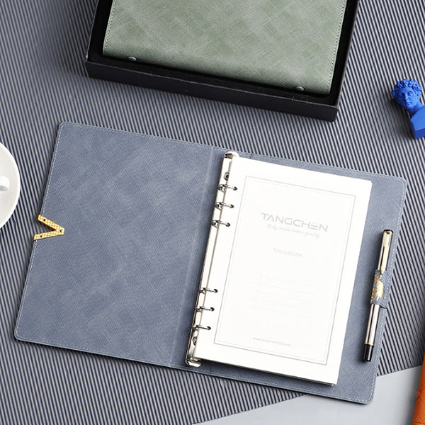 25K活頁工商日誌-PU皮商務記事本