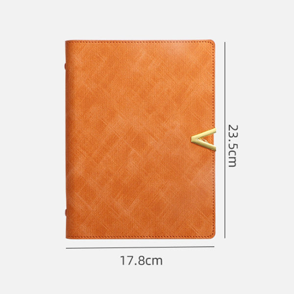 25K活頁工商日誌-PU皮商務記事本