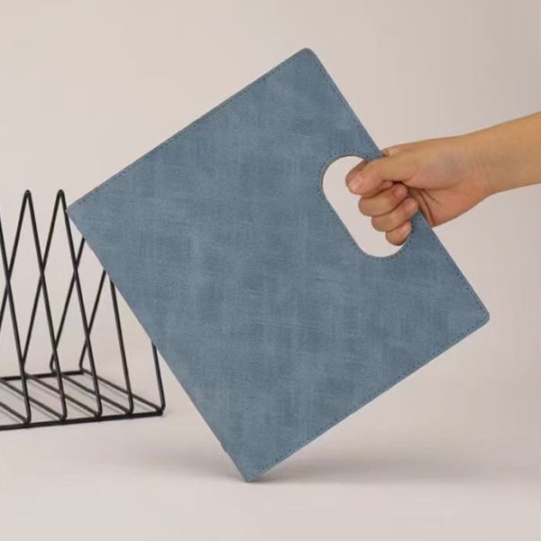 A5手提活頁筆記本-PU皮工商日誌