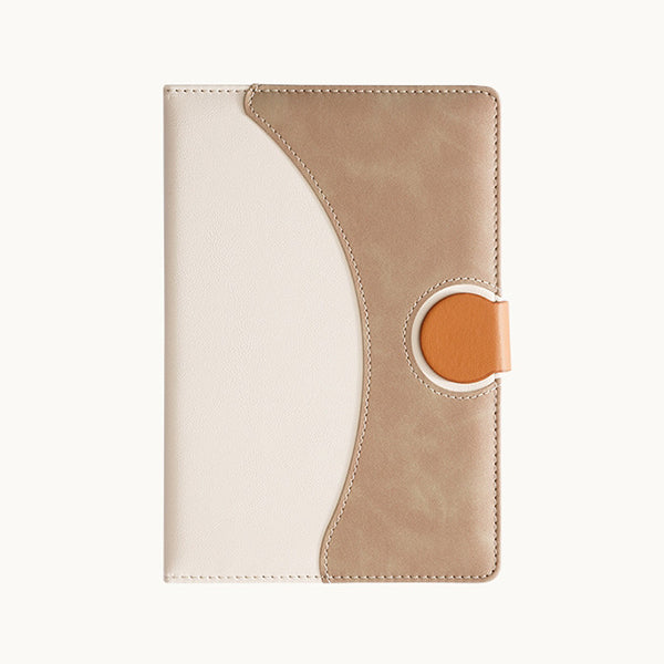 A5拚色PU皮革筆記本