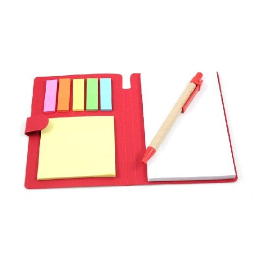 三合一附筆便利貼筆記本