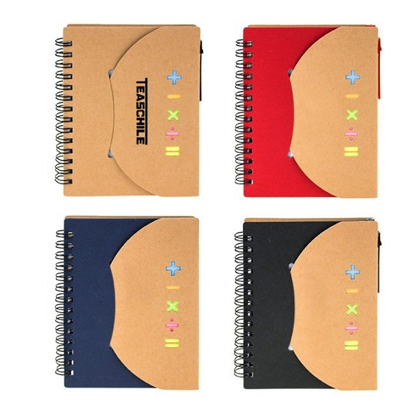 三合一加減乘除造型便利貼筆記本