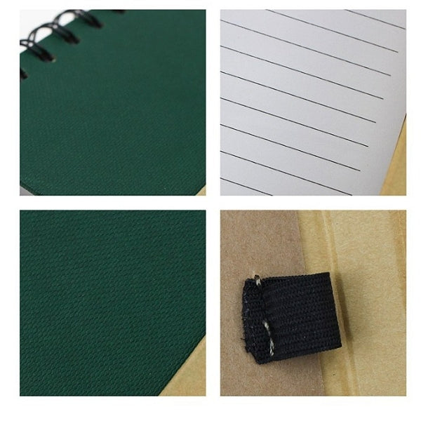 彩色封面線圈附筆便利貼筆記本