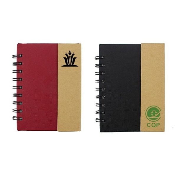 彩色封面線圈附筆便利貼筆記本