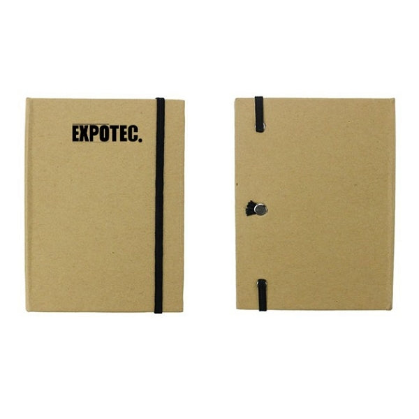 硬殼封面牛皮紙便利貼筆記本