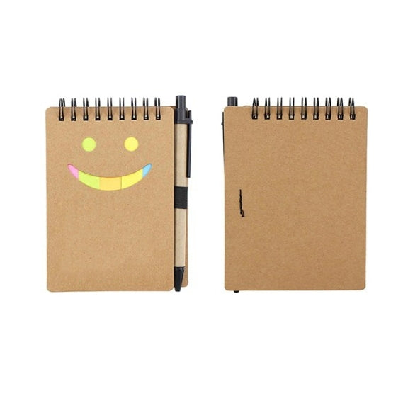 三合一笑臉款便利貼筆記本