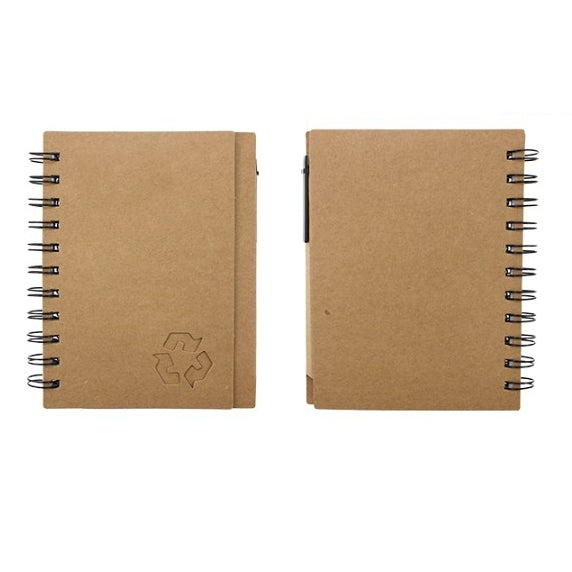 多功能牛皮紙附筆便利貼記事本