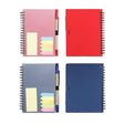 多功能PP帶筆組合便利貼記事本