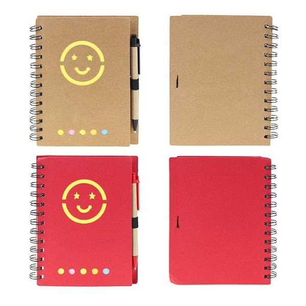 笑臉造型附筆便利貼本