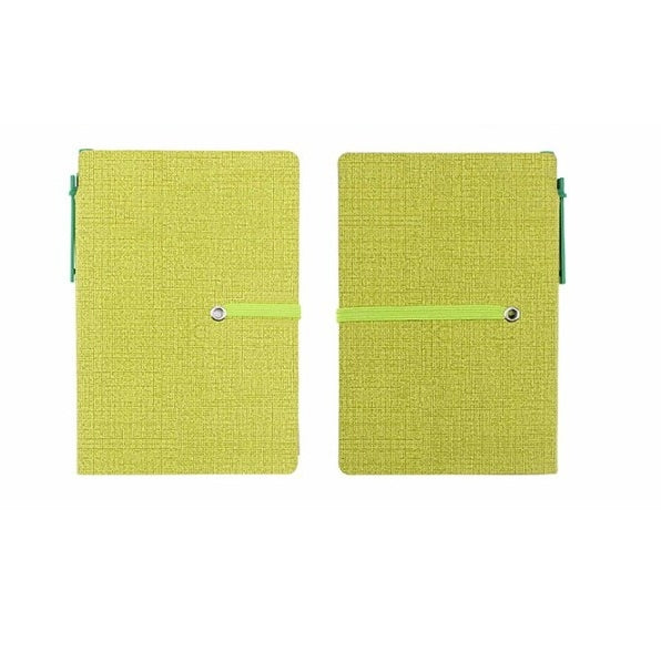 鬆緊帶附筆便利貼筆記本組合