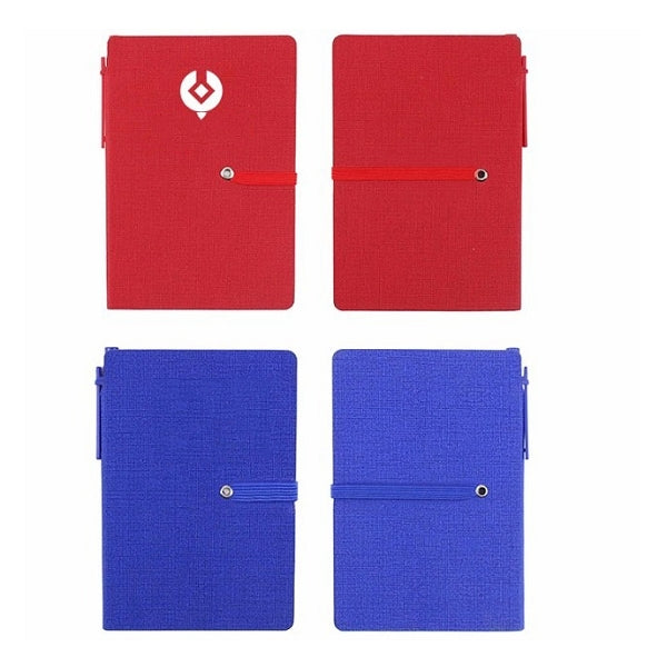 鬆緊帶附筆便利貼筆記本組合