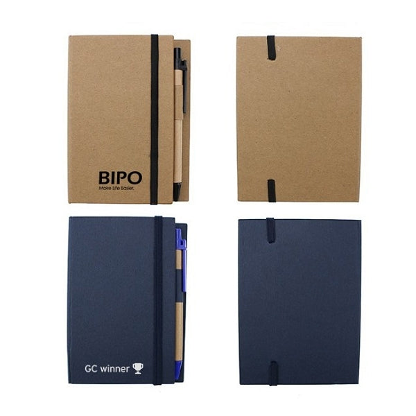 五色標鬆緊帶附筆記事本便利貼