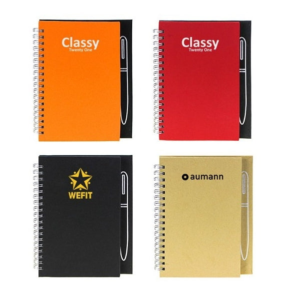 線圈磁性附筆便利貼筆記本