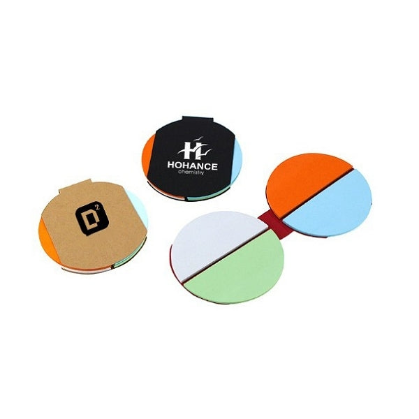 圓形對切造型便利貼