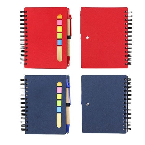 線圈附筆便利貼筆記本