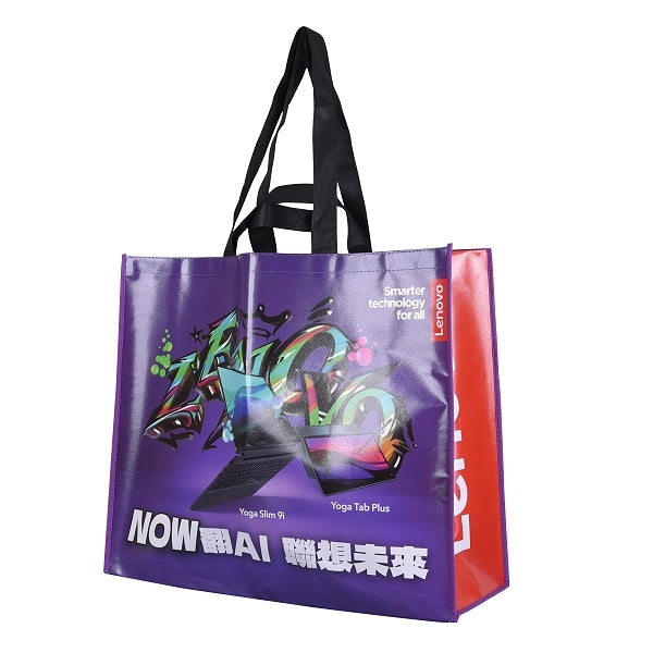 手提肩背兩用不織布覆膜袋